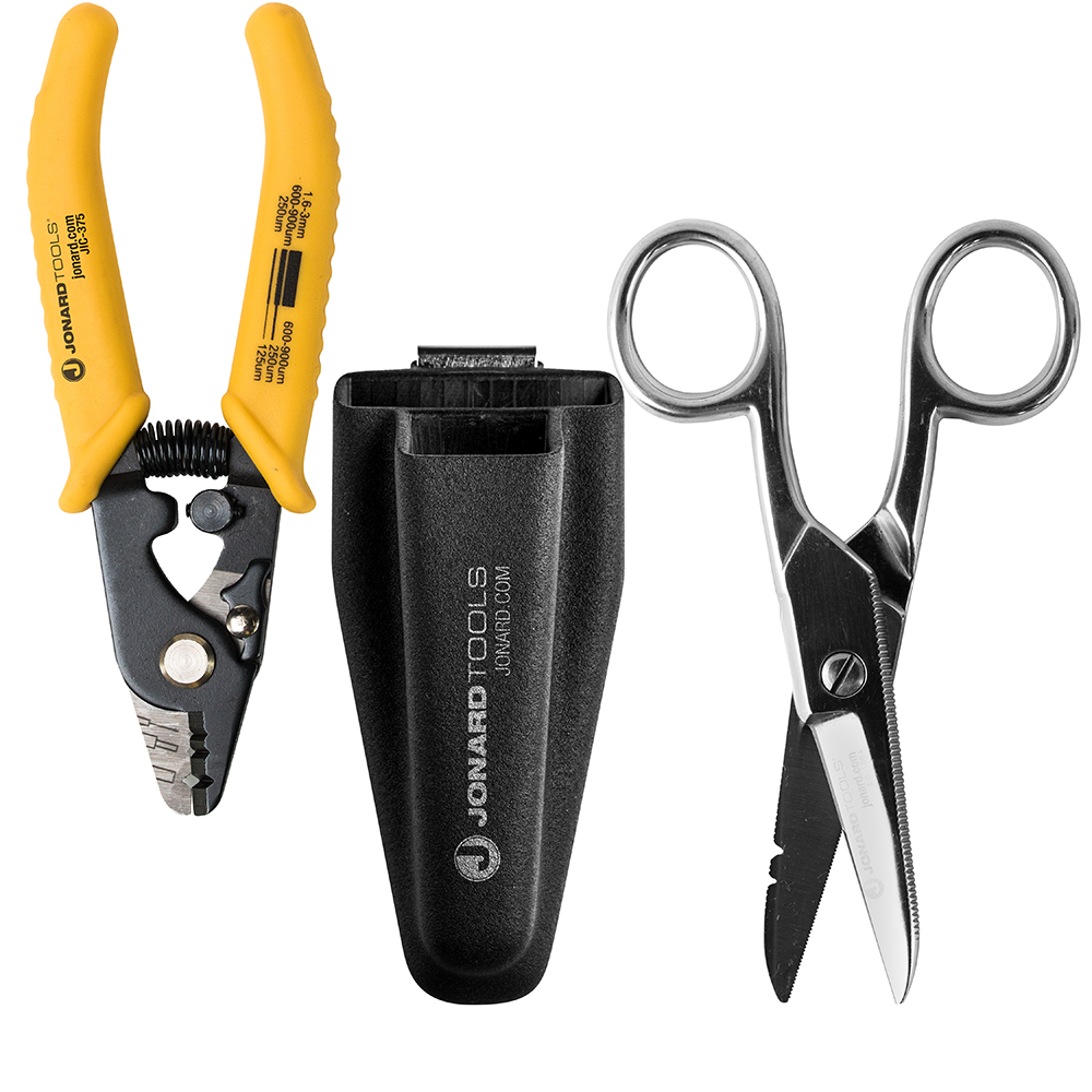 Jonard Fiber Optic Stripper and Scissors Kit from GME Supply